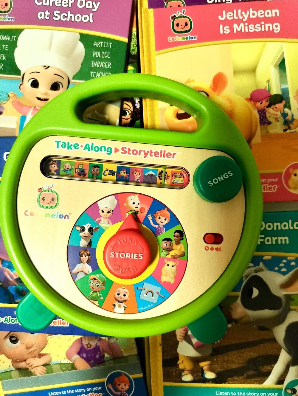 CoComelon Interactive Electronic Take Along Storyteller - 11 Books *OPEN BOX*